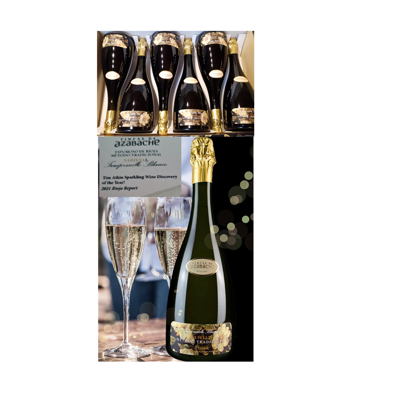 ESPUMOSO de Calidad Fincas de Azabache, Ikke Cava ikke Champagne, men Rioja Espumoso 249.- pr. fl.